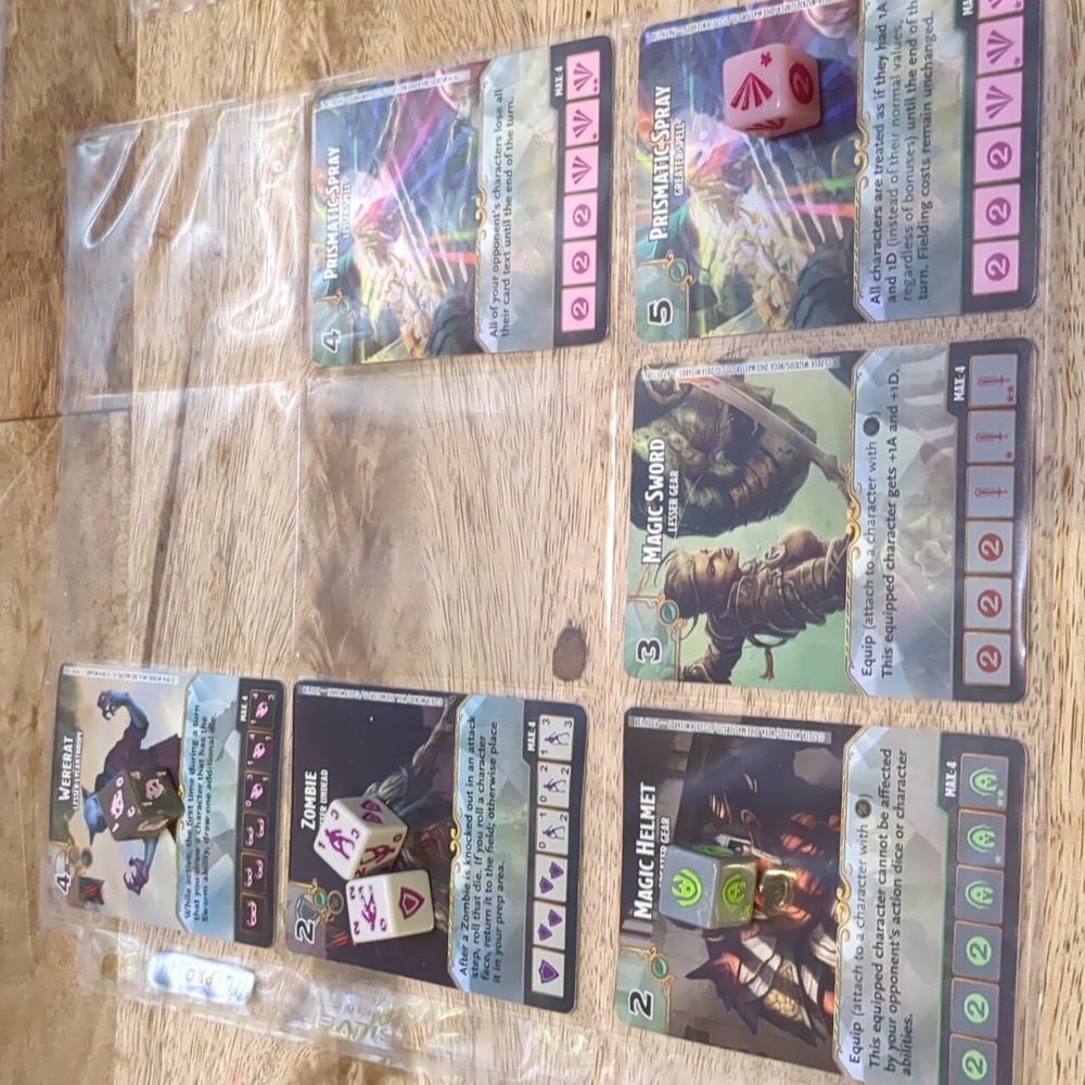D&D Battle for FaerĂťn Dice Masters - 85 Cards 28 Base Dice 69 Char Dice - Picture 3 of 16